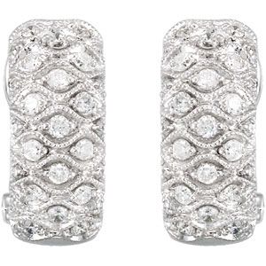 3/4 ct tw Diamond Earrings