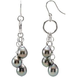 Tahitian Cultured Pearl Earrings
