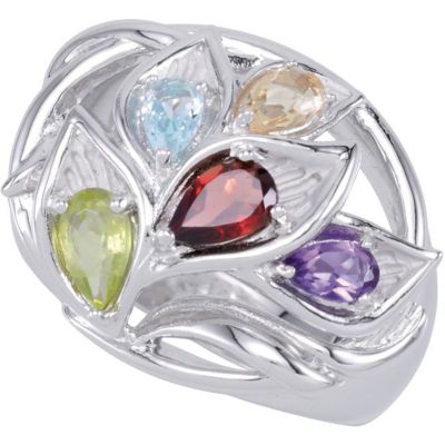 Multi-gemstone Ring