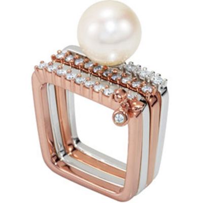 Square Shaped Stackable Ring