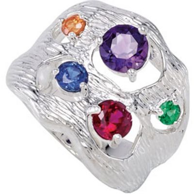 Multi-gemstone Ring