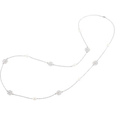 Freshwater Cultured Pearl & Sterling Silver 48