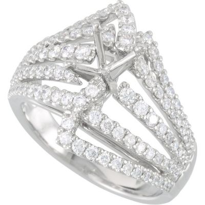 Semi-Mount Engagement Ring 