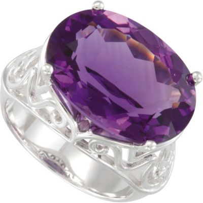 Genuine Amethyst Ring 