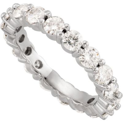 Created Moissanite Eternity Band