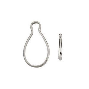 Pear Cinch Bezel Dangle
