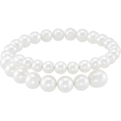 Freshwater Cultured Pearl Cuff Bracelet 