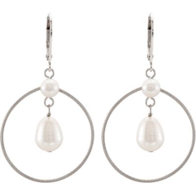 Freshwater Cultured Pearl Earrings