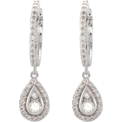 1/2 ct tw Diamond Earrings