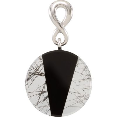 Genuine Tourmalinated Quartz & Onyx 16.5