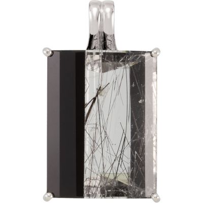Genuine Tourmalinated Quartz & Onyx 16.5