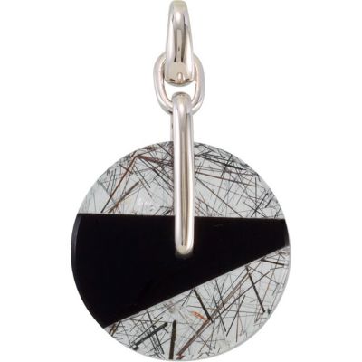 Genuine Tourmalinated Quartz & Onyx 16.5