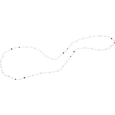 Freshwater Cultured Pearl & Multiple Gemstone Necklace