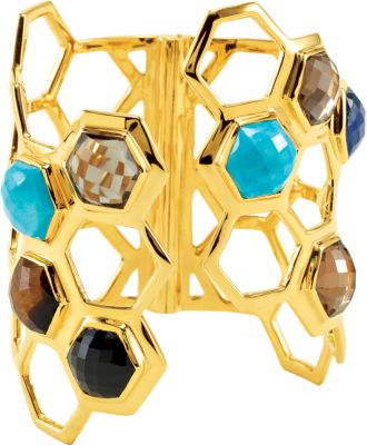 Missoma&reg; Multi Gemstone Cuff Bracelet