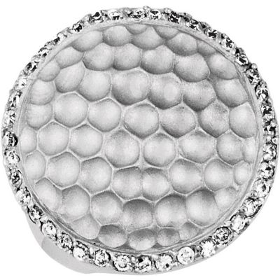 Dome Ring with Cubic Zirconia