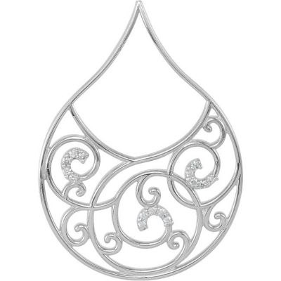 1/6 ct tw Diamond Pendant or 18