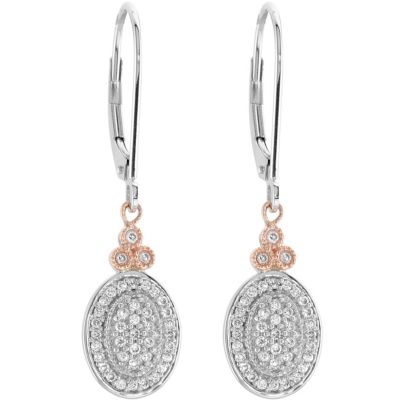 1/3 ct tw Diamond Lever Back Earrings