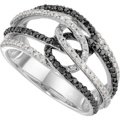Black & White Diamond Ring