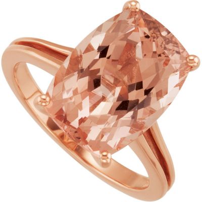 Genuine Morganite Ring 