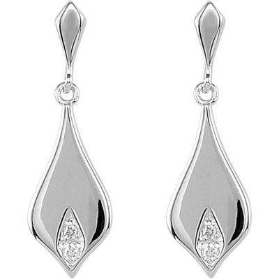 .025 ct tw Diamond Earrings