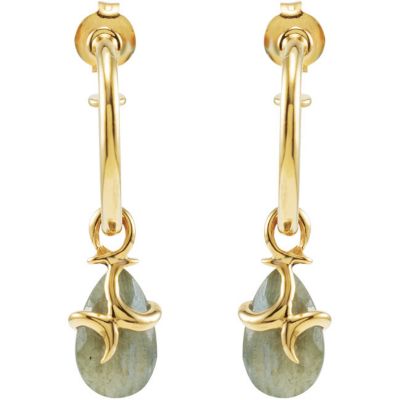 Missoma&reg; Gemstone Hoop Earrings