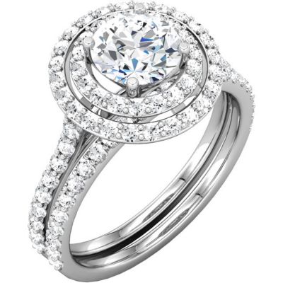 Semi-mount Engagement Ring or Matching Band