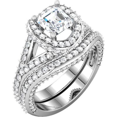 Semi-Mount Engagement Ring or Matching Band