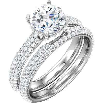 Semi-Mount Engagement or Matching Band