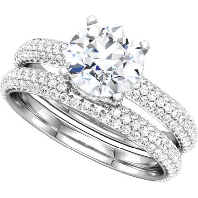 Semi-Mount Engagement or Matching Band