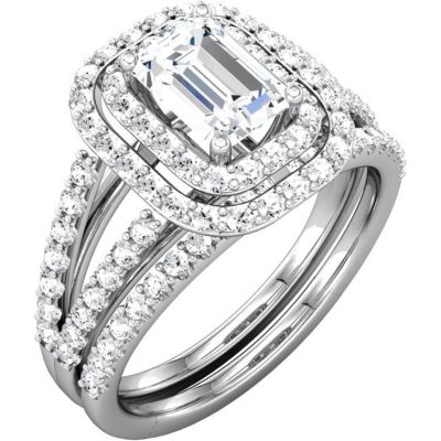 Semi-mount Engagement Ring or Matching Band