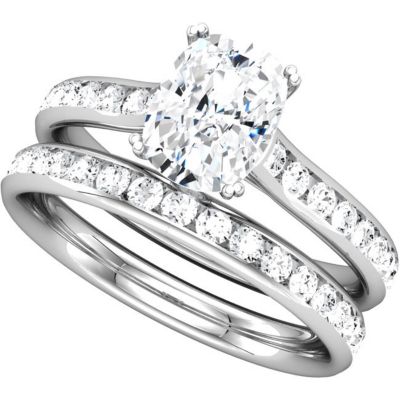 Semi-Mount Engagement Ring or Matching Band