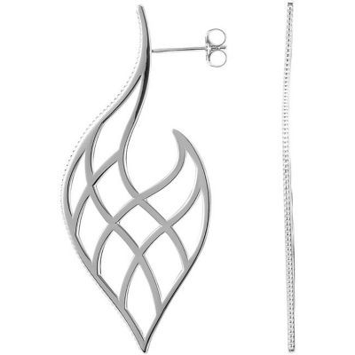 Precious Metal Fashion Earrings with Backs