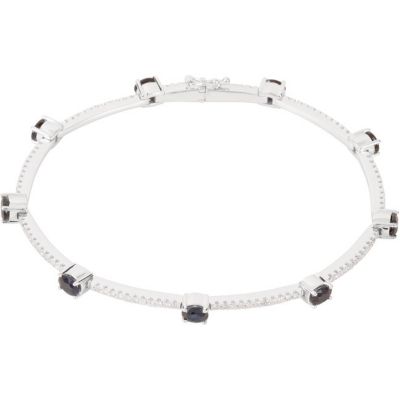 Genuine Sapphire & Diamond Bracelet