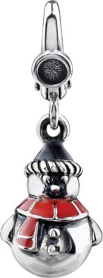 Snowman Charm with Enamel
