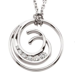 1/3 ct tw Diamond Journey Necklace