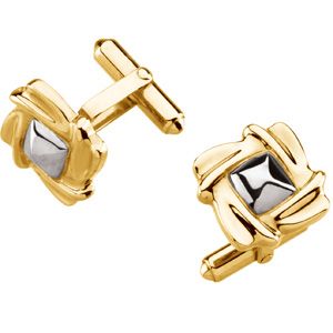 Two Tone Cuff Links
