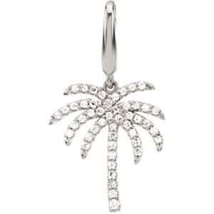 1/4 ct tw Diamond Palm Tree Charm