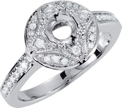 Semi-Mount Engagement Ring