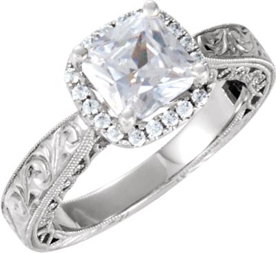 Semi-Mount Engagement Ring