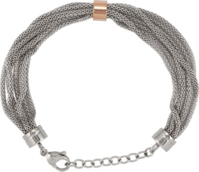 Amalfi&trade; Stainless Steel Mesh Bracelet with Immersion Plate