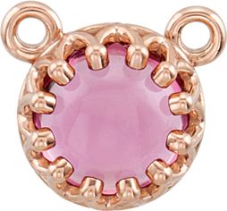 Round Cabochon Chain Trim