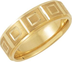 7mm Comfort Fit Design Band