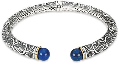 Genuine Lapis Cabochon Bracelet