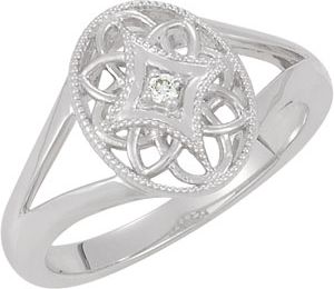 .025 ct tw Diamond Ring