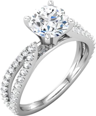 Sculptural-Inspired Engagement Ring Base