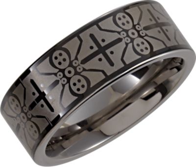 Dura Tungsten&reg; Band with Laser Design