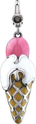 Enamel Ice Cream Cone Charm