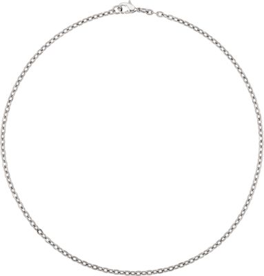 Stainless Steel Flat Cable Chain with Lobster Clasp