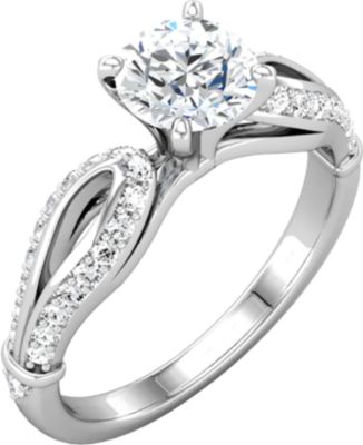 Sculptural-Inspired Engagement Ring Base