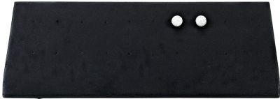 Black Leatherette 10-Pair Earring Display